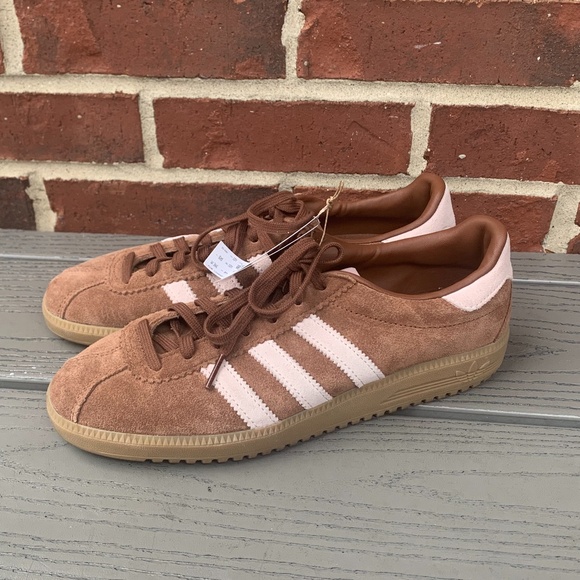 adidas Originals Brown Suede Sneakers - Picture 4 of 12